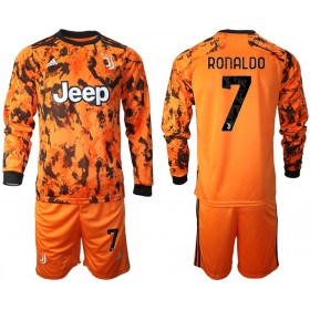 Tenue Juventus Cristiano Ronaldo 7 Enfant Troisieme 2020-2021 Maillot de Foot ML